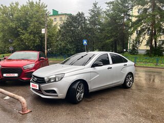 2016 Lada (ВАЗ) Vesta I, серебристый, 580000 рублей, вид 2