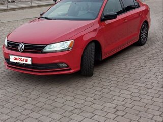 2015 Volkswagen Jetta VI Рестайлинг, красный, 1250000 рублей, вид 1