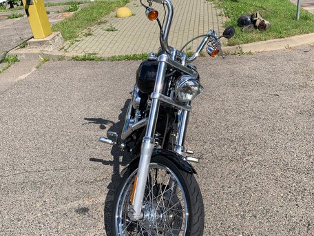 2007 Harley-Davidson Dyna Wide Glide, чёрный, 700000 рублей, вид 4