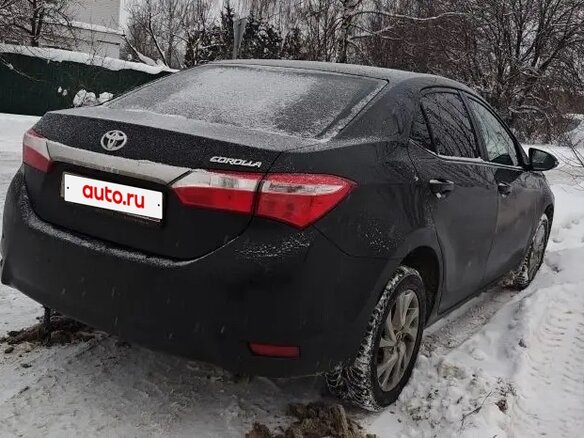 2016 Toyota Corolla XI (E160, E170, E180) Рестайлинг 1, чёрный, 1300000 рублей - вид 1