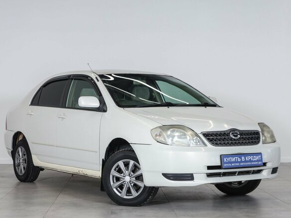 2002 Toyota Corolla VIII (E110) Рестайлинг, белый