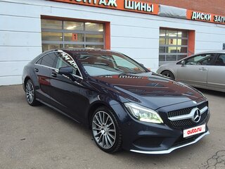 2014 Mercedes-Benz CLS 350 BlueTEC II (C218) Рестайлинг, синий, 3450000 рублей, вид 2