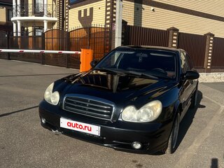 2007 Hyundai Sonata ТагАЗ IV (EF) Рестайлинг, чёрный, 450000 рублей, вид 1