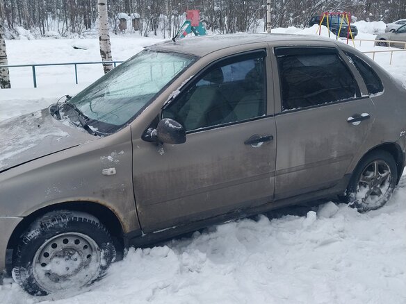 2007 Lada (ВАЗ) Kalina I, серый, 130000 рублей - вид 5