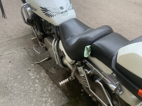 1993 Kawasaki VN1500 Vulcan, белый, 360000 рублей, вид 4