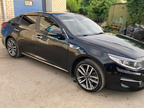 2016 Kia Optima IV, чёрный, 1330000 рублей - вид 6