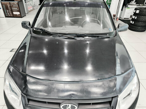 2012 Lada (ВАЗ) Granta I, чёрный, 180000 рублей - вид 8