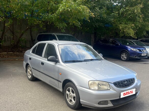 2007 Hyundai Accent ТагАЗ II, серебристый, 360000 рублей - вид 5