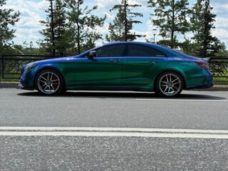 2016 Mercedes-Benz CLS 250 BlueTEC II (C218) Рестайлинг, синий, 3650000 рублей, вид 2