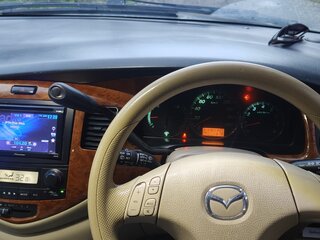 2004 Mazda MPV II (LW) Рестайлинг, белый, 410000 рублей, вид 5
