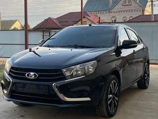 2019 Lada (ВАЗ) Vesta I, чёрный, 970000 рублей, вид 1