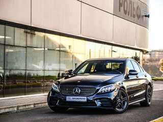 2018 Mercedes-Benz C-Класс 180 IV (W205) Рестайлинг, чёрный, 2579777 рублей, вид 1