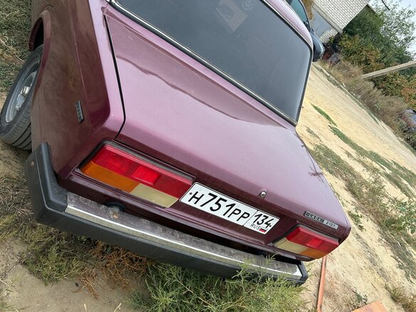 2003 Lada (ВАЗ) 2107, красный, 150000 рублей - вид 6