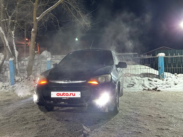 2013 Lada (ВАЗ) Kalina II, синий, 320000 рублей - вид 7