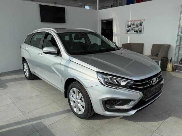 2026 Lada (ВАЗ) Vesta SW I Рестайлинг (NG), серебристый - вид 6