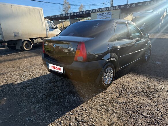 2009 Renault Logan I, чёрный, 410000 рублей - вид 5
