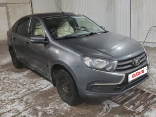 2018 Lada (ВАЗ) Granta I Рестайлинг, серебристый, 600000 рублей, вид 2