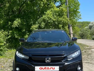 2019 Honda Civic X, чёрный, 1650000 рублей, вид 2
