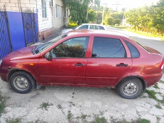 2010 Lada (ВАЗ) Kalina I, красный, 180000 рублей, вид 2