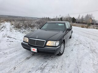1994 Mercedes-Benz S-Класс 500 Long III (W140) Рестайлинг, чёрный, 1300000 рублей, вид 2
