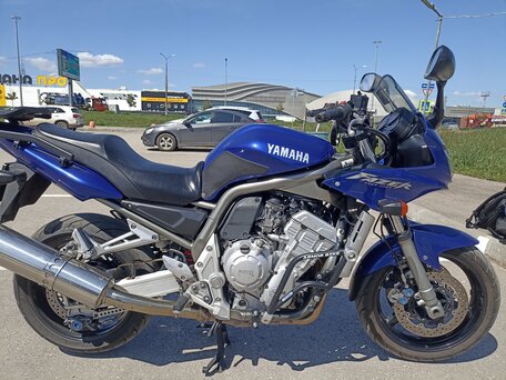 2002 Yamaha FZS1000 Fazer, синий, 420000 рублей, вид 2