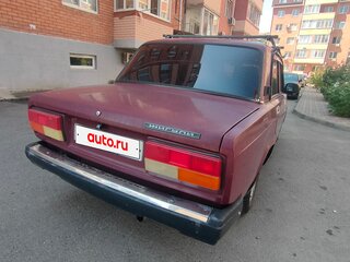 2002 Lada (ВАЗ) 2107, пурпурный, 90000 рублей, вид 4