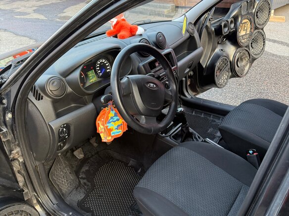 2013 Lada (ВАЗ) Granta I, чёрный, 530000 рублей - вид 13