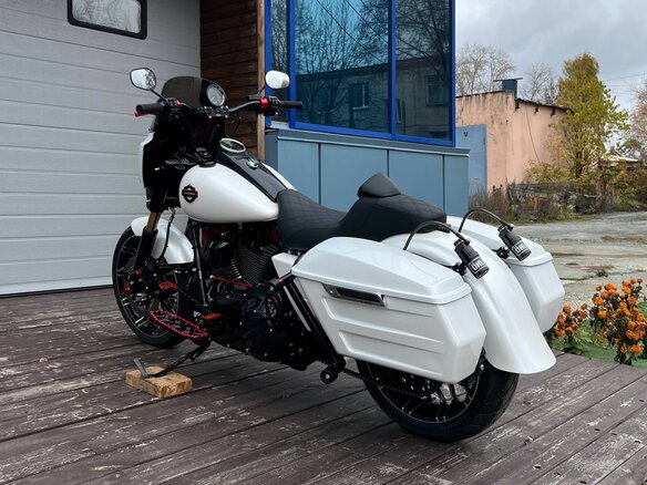2016 Harley-Davidson Road King, белый, 1200000 рублей - вид 16