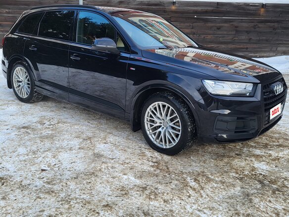 2019 Audi Q7 II (4M), чёрный, 5150000 рублей - вид 1