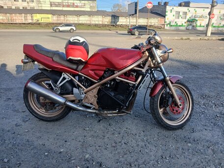 1991 Suzuki Bandit GSF 400, красный, 150000 рублей, вид 4