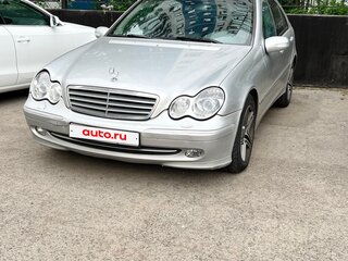 2004 Mercedes-Benz C-Класс 180 II (W203) Рестайлинг, серый, 990000 рублей, вид 3