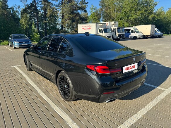 2021 BMW 5 серии 530i xDrive VII (G30/G31/G38) Рестайлинг, чёрный, 5200000 рублей - вид 1