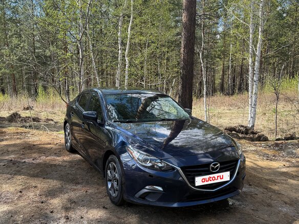 2015 Mazda 3 III (BM), синий, 1000000 рублей - вид 4