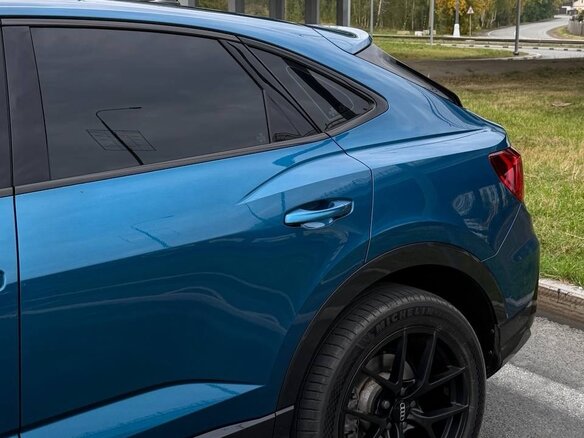 2020 Audi Q3 Sportback 45 TFSI II (F3), синий - вид 17