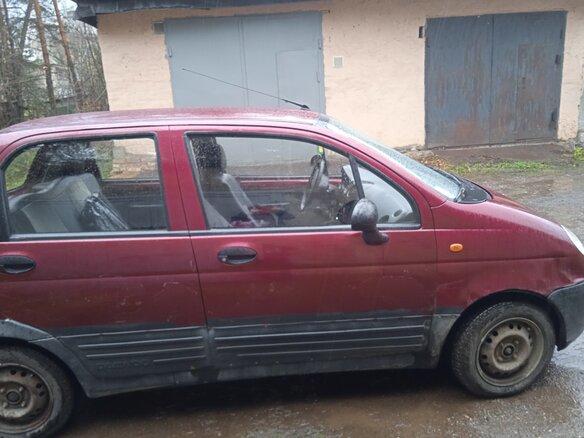 2008 Daewoo Matiz I Рестайлинг, пурпурный, 130000 рублей - вид 3