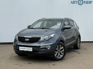 2014 Kia Sportage III Рестайлинг, синий, 1580000 рублей, вид 1