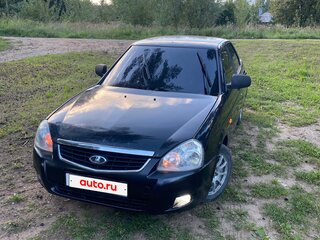 2011 Lada (ВАЗ) Priora I, чёрный, 175000 рублей, вид 2