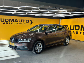 2017 Volkswagen Jetta VI Рестайлинг, коричневый, 1519000 рублей, вид 1