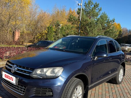 2012 Volkswagen Touareg II, синий, 1990000 рублей, вид 3