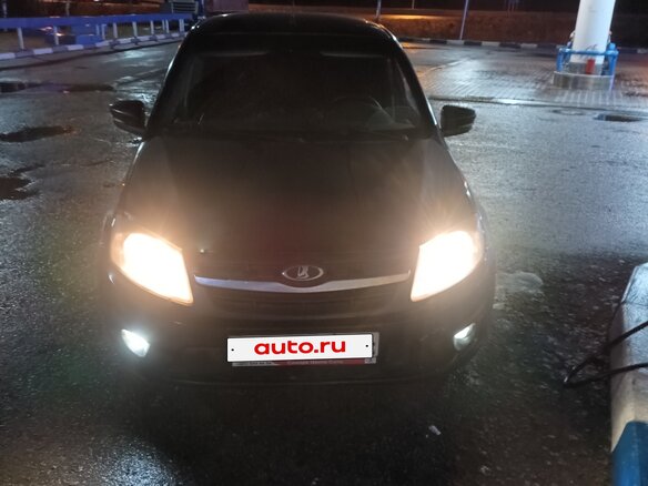 2014 Lada (ВАЗ) Granta I, чёрный, 130000 рублей