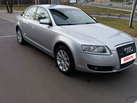 2008 Audi A6 III (C6), серебристый, 850000 рублей, вид 3