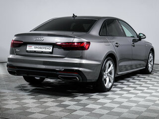2021 Audi A4 35 TFSI V (B9) Рестайлинг, серый, 3450000 рублей, вид 5