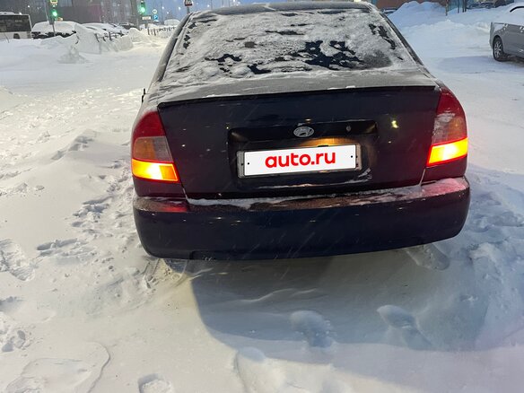 2006 Hyundai Accent ТагАЗ II, синий, 275000 рублей - вид 3
