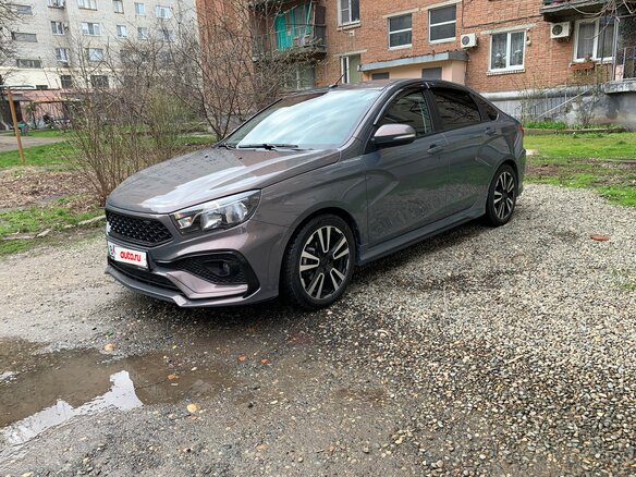 2021 Lada (ВАЗ) Vesta I, серый, 1200000 рублей - вид 1