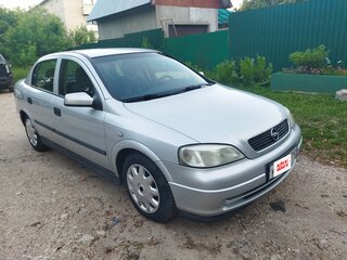 2003 Opel Astra G, серебристый, 380000 рублей, вид 1