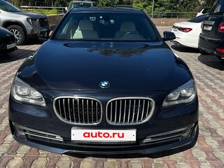 2014 BMW 7 серии Long 750Li xDrive V (F01/F02/F04) Рестайлинг, синий, 2450000 рублей, вид 3
