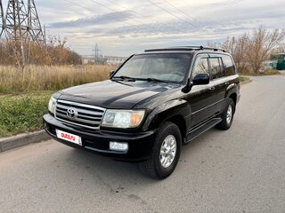 2003 Toyota Land Cruiser Cygnus 100 Series Рестайлинг 1, чёрный, 1250000 рублей, вид 5