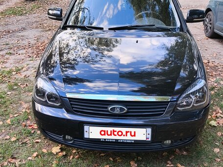 2008 Lada (ВАЗ) Priora I, чёрный, 250000 рублей, вид 1