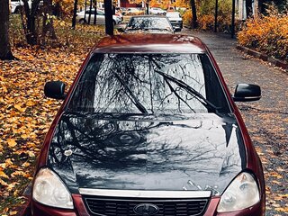 2007 Lada (ВАЗ) Priora I, красный, 140000 рублей, вид 3
