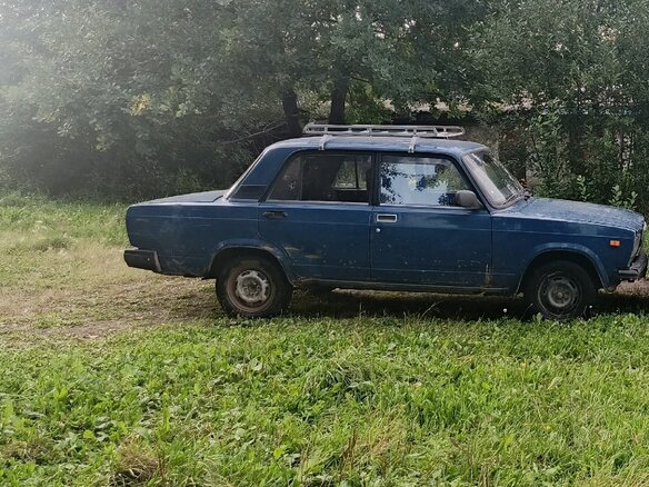 2004 Lada (ВАЗ) 2107, синий, 60000 рублей - вид 3